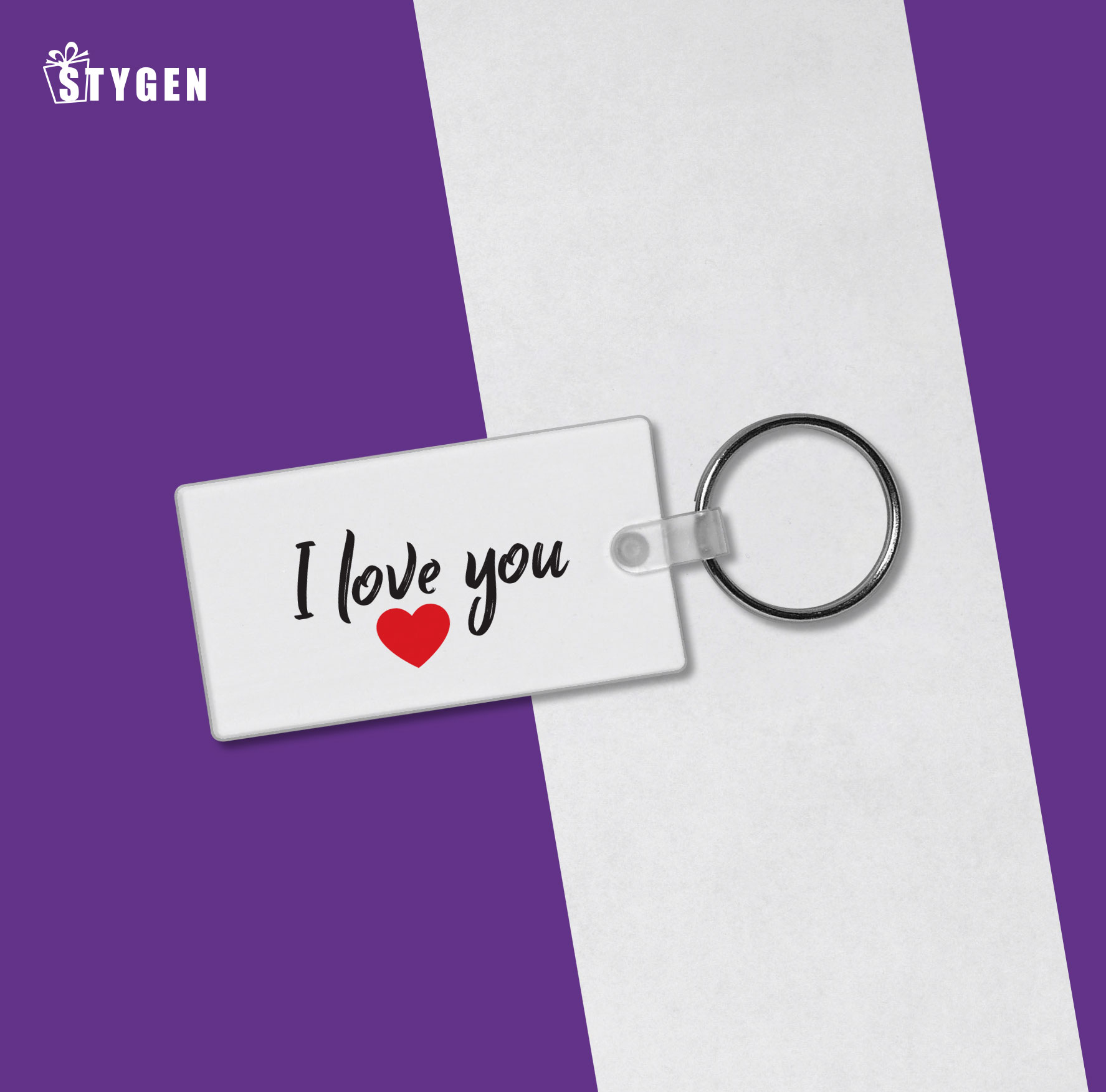 Personalized Acrylic Keyring for your loved one